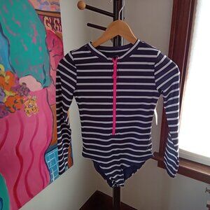 GAP girl's one piece long-sleeve bathing suit